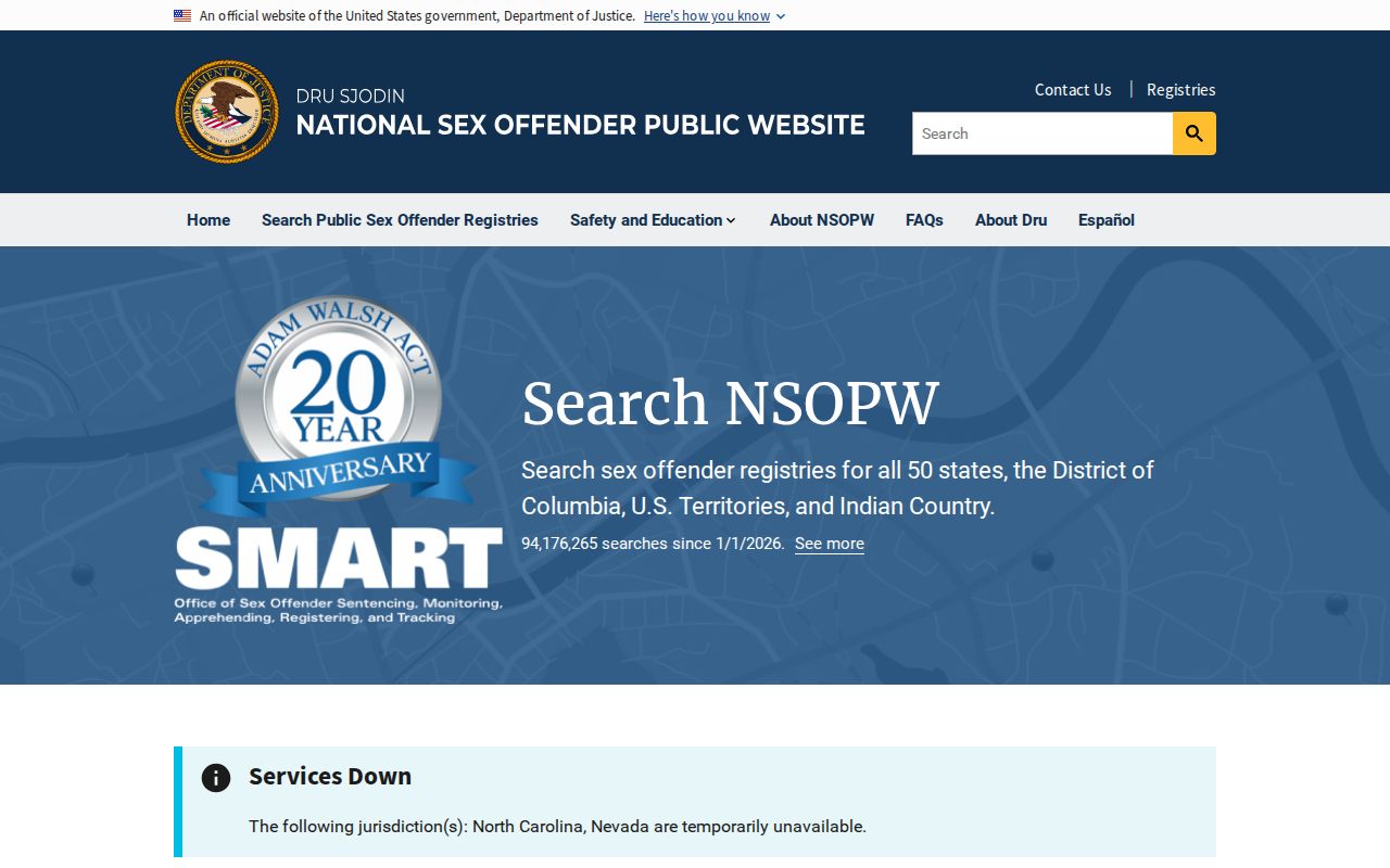 Charles City County sex offender lookup through the national NSOPW search